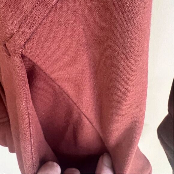 Athleta Triumph Women's Rust Color Zip-Up Hoodie Jacket Size Large Athleisure - Picture 5 of 7